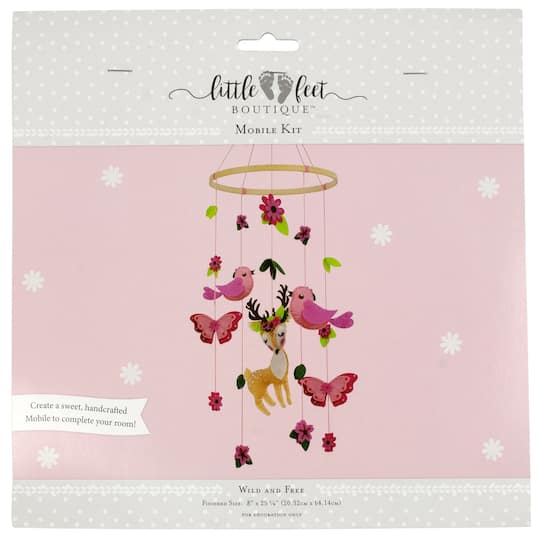 Fabric Editions Little Feet Boutique&#x2122; Wild and Free Mobile Kit